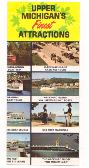 Upper Michigan's Finest Attractions : For Family Vacation Fun, 1965