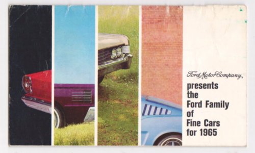 Ford Motor Company Presents : The Ford Family of Fine Cars for 1965