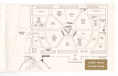 Auto Show Guide : World's Biggest Auto Show, 44th National Automobile Show, Cobo Hall, Detroit