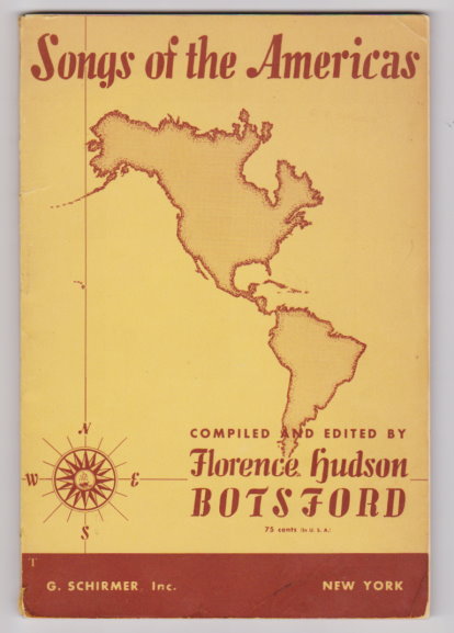 Songs of the Americas : From the Botsford Collection of Folk Songs