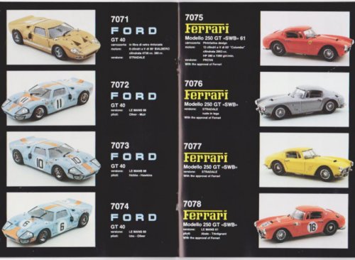 Bang Scale Model Cars for Collectors : High Quality Models, Catalogs 1, 2, 7