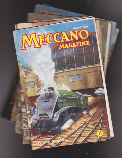 Mecanno Magazine, Lot of 15 Issues : From Volume 41, Number 3, March 1956, to Volume 45 Number 4, April 1960, with gaps