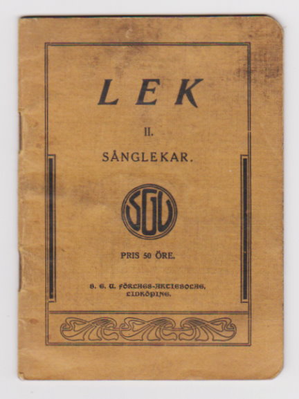 Lek ! Sanglekar : Play ! Song Games
