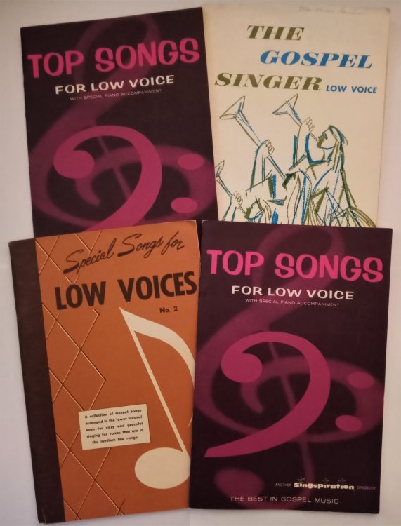 Top Songs for Low Voice : With Special Piano Accompaniment