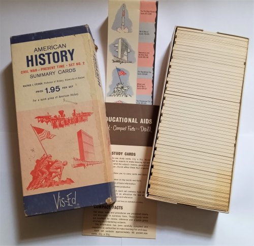 Vis-Ed American History, Civil War to Present Time, Set Number 2 : Summary Cards, Flash Cards, for a Quick Grasp of American History