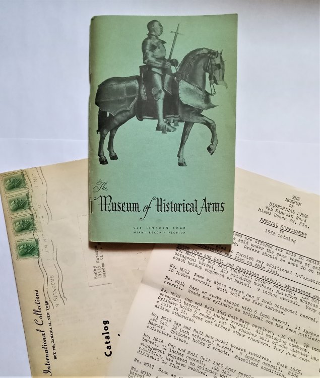 Museum of Historical Arms, the : 1952 Catalog