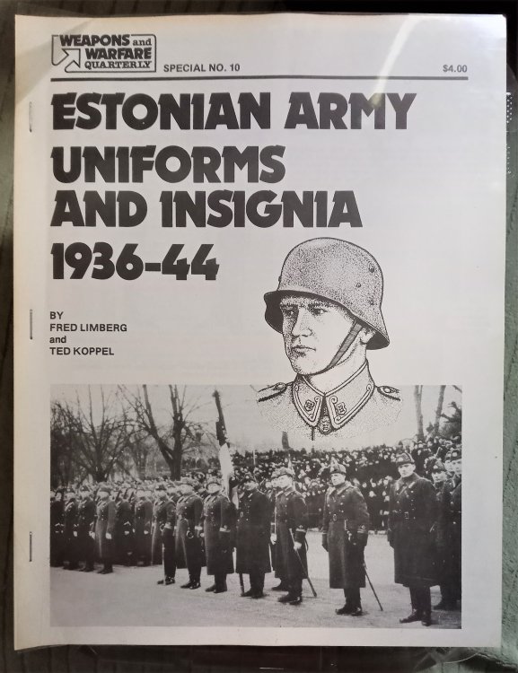 Estonian Army Uniforms and Insignia 1936-44