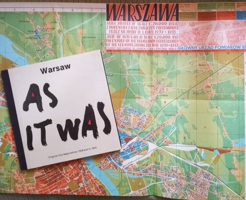 Warsaw as it Was : Original City Maps before 1939 and in 1945