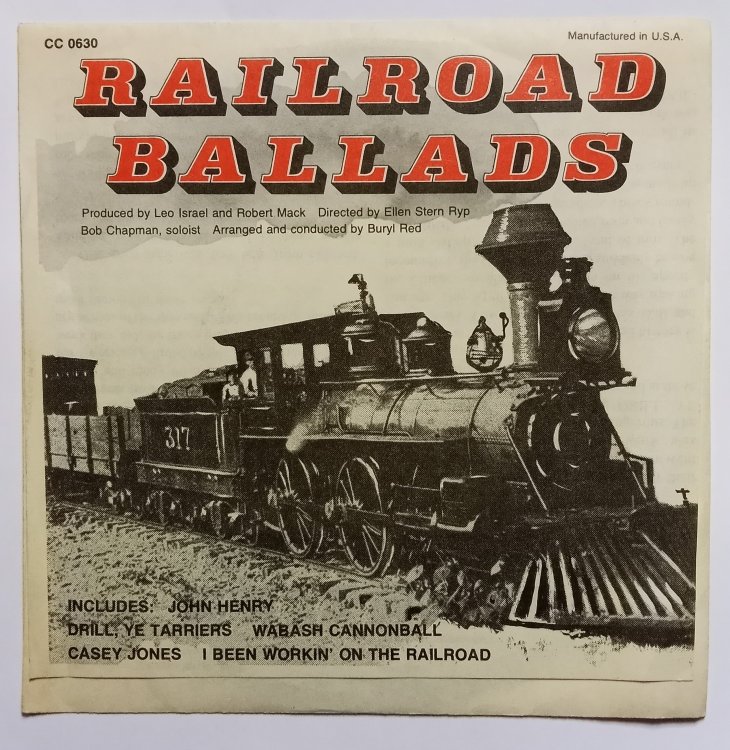 Railroad Ballads : 33 1/3 RPM Record