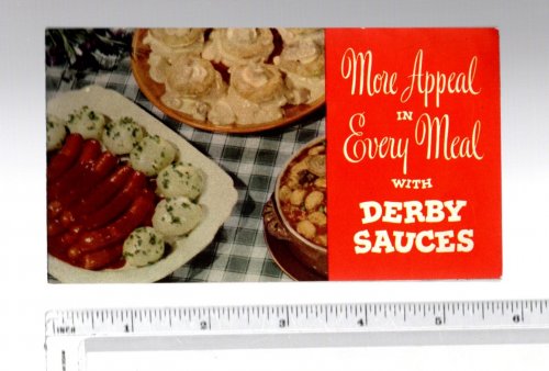 More Appeal in Every Meal : With Glaser Derby Sauces