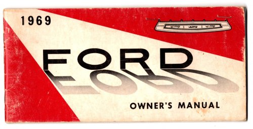 1969 Ford Owners Manual