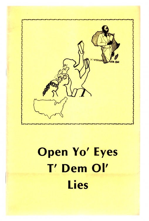 Open Yo' Eyes T' Dem Ol' Lies : Open Your Eyes to Them Old Lies