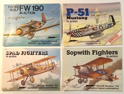 Focke Wulf FW190 in Action : P-51 Mustang, Spad Fighters, Sopwith Fighters