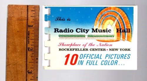 This is Radio City Music Hall, Showplace of the Nation : Rockefeller Center, New York, 10 Official Pictures in Full Color