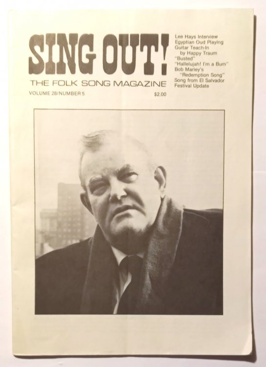 Sing Out ! The Folk Song Magazine : Volume 28, Number 5, September October 1980, Lee Hays