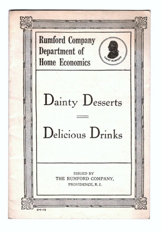 Dainty Desserts, Delicious Drinks