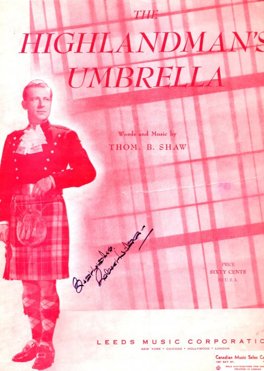 Highlander's Umbrella, the : Sheet Music