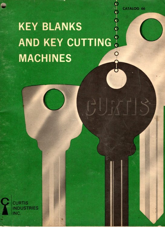Key Blanks and Key Cutting Machines : Curtis Industries, Catalog 66