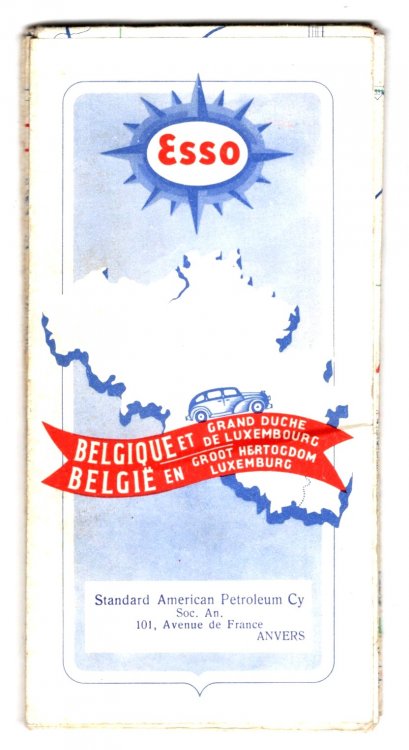 Belgium and Luxembourg Map : Belgique, Belgie