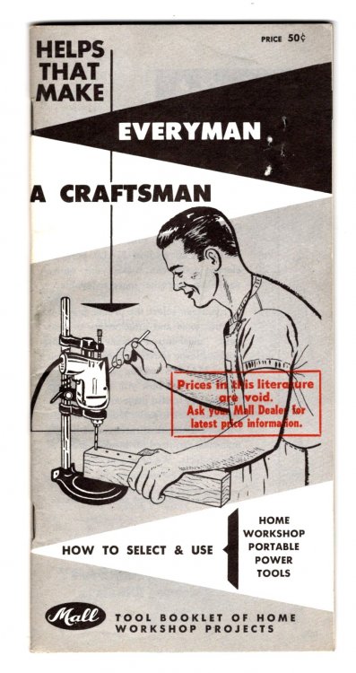 Helps That Make Every Man a Craftsman : Mall Tool Company Catalog, 1954