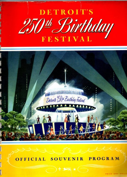 Detroit's 250th Birthday Festival : Official Souvenir Program