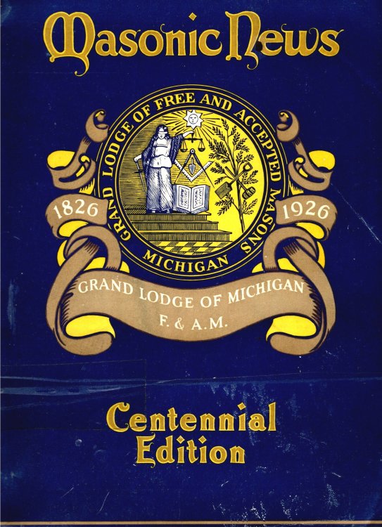 Masonic News, the National Masonic Magazine, Centennial Edition : 1826-1926, Free and Accepted Masons