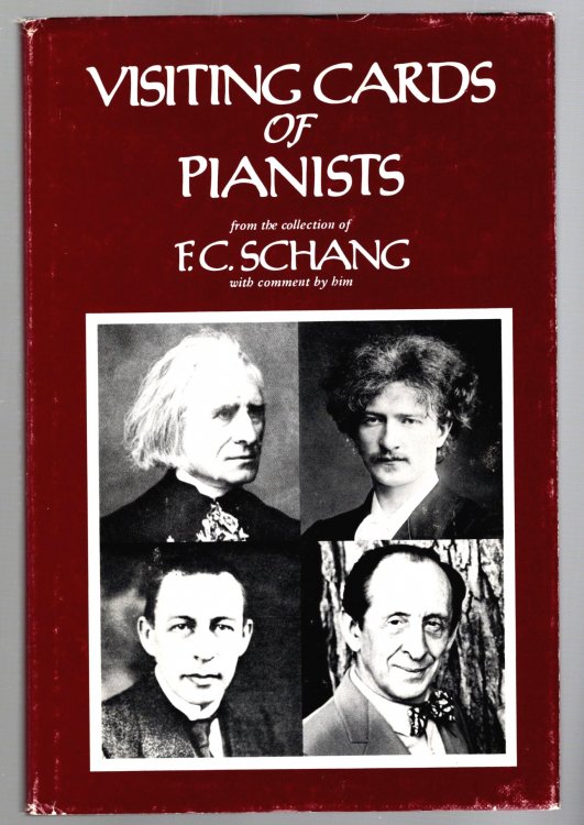 Visiting Cards of Pianists : From the Collection of F. C. Schang with Comment by Him (Signed by Vitya Vronsky)