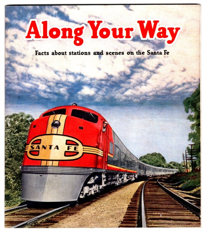 Along Your Way : Facts about Stations and Scenes on the Santa Fe