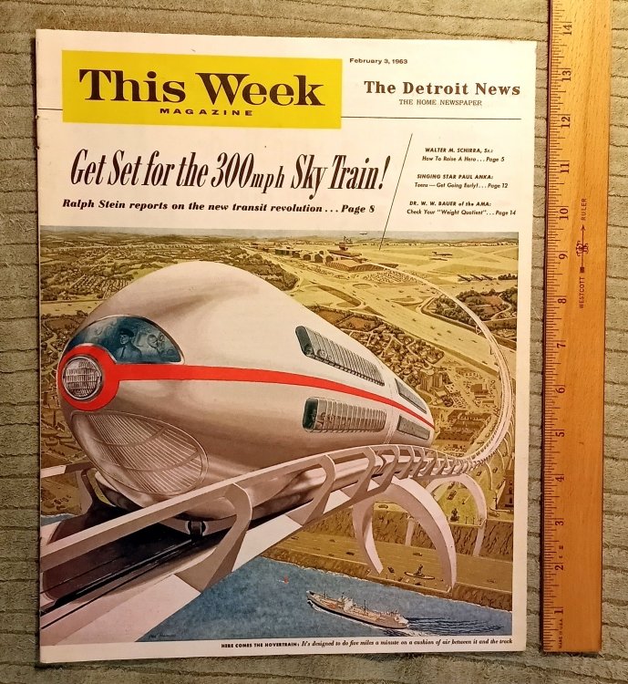 This Week Magazine, Get Set for the 300 Mph Sky Train : Detroit News This Week, February 3, 1963