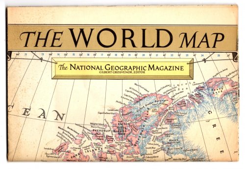 World Map, the : National Geographic Map, December, 1951