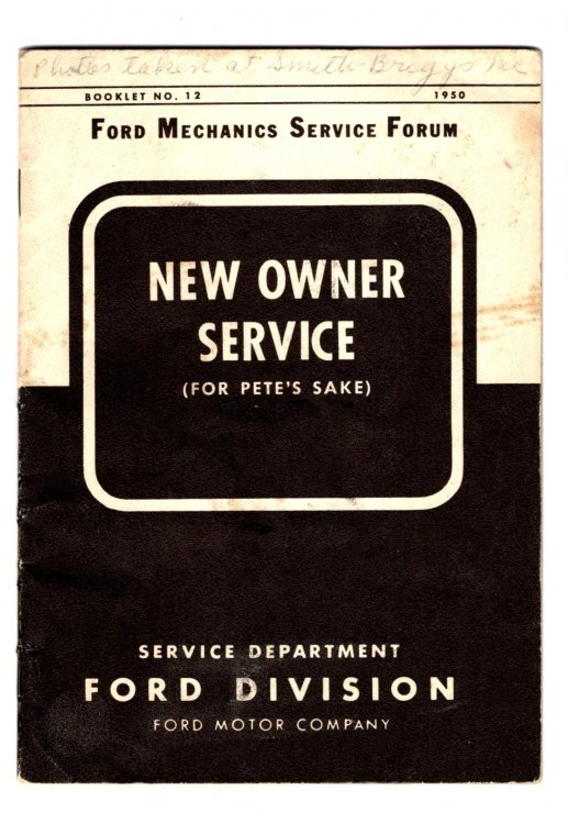 Image for New Owner Service, for Pete's Sake : Ford Mechanics Service Forum New Owner Service, for Pete's Sake : Ford Mechanics Service Forum
