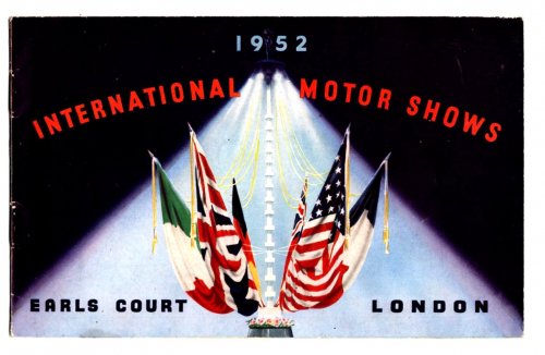 1952 International Motor Shows : Earls Court, London