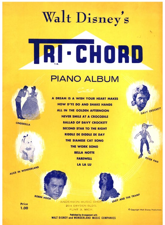 Walt Disney's Tri-Chord Piano Album