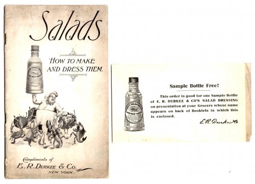Salads, How to Make and Dress Them : Compliments of E. R. Durkee & Company, New York