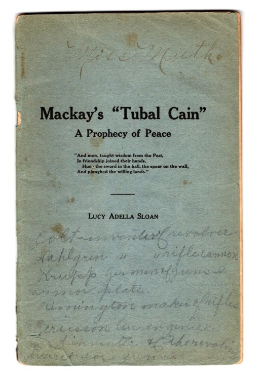 Image for Mackay's Tubal Cain : A Prophecy of Peace Mackay's Tubal Cain : A Prophecy of Peace