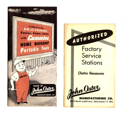 Do it Yourself, Easier, Faster, Better : With Cummins Home Workshop Portable Tools Made by John Oster Manufacturing Company