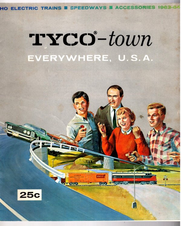 Tyco-Town Everywhere, U. S. A. : HO Electric Trains, Speedways, Accessories 1963-1964