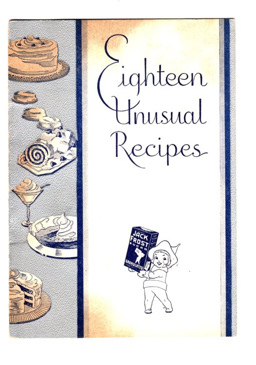 Eighteen Unusual Recipes : Jack Frost Sugars