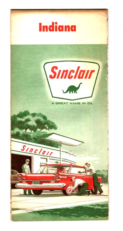Indiana : Sinclair Dino Gasoline, a Great Name in Oil