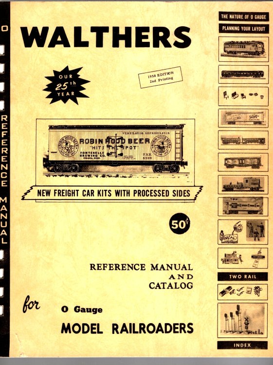 Walthers Reference Manual and Catalog : For O Gauge Model Railroaders