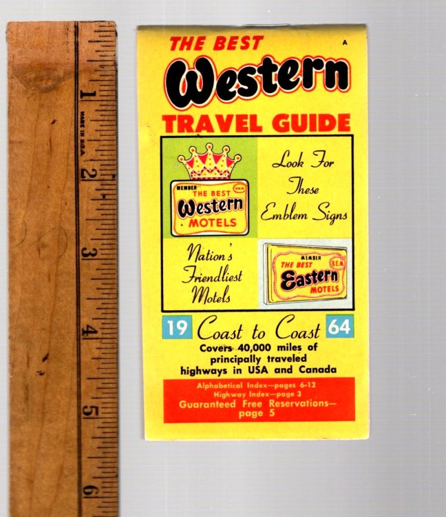 Best Western Travel Guide, Best Eastern Travel Guide, the : Nation's Finest Motels, Coast to Coast, 1964