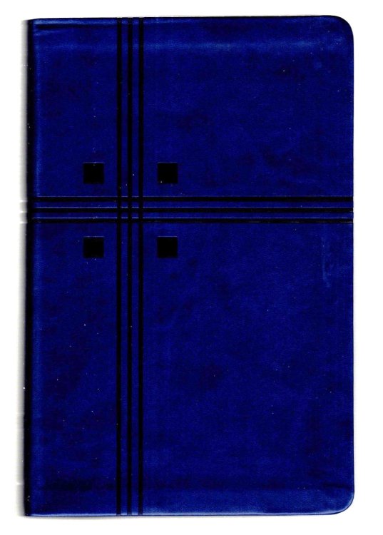 Holy Bible, Classic Series, Giant Print Reference Edition, NKJV : Dark Blue Faux Leather, Words of Christ in Red