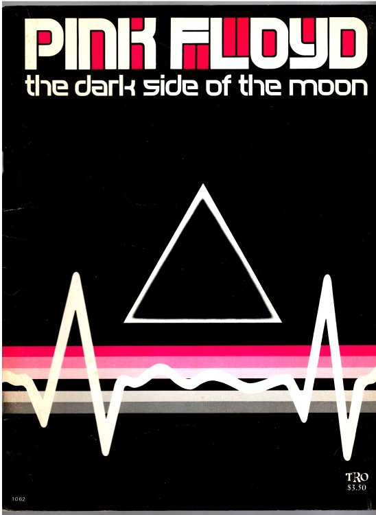 Pink Floyd, the Dark Side of the Moon : Piano, Vocal, Guitar, TRO Songbook, Album Tie-In, Black and Pink Edition