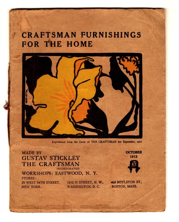 Craftsman Furnishings for the Home : Made by Gustav Stickley, Craftsman Publishing Company, October, 1912