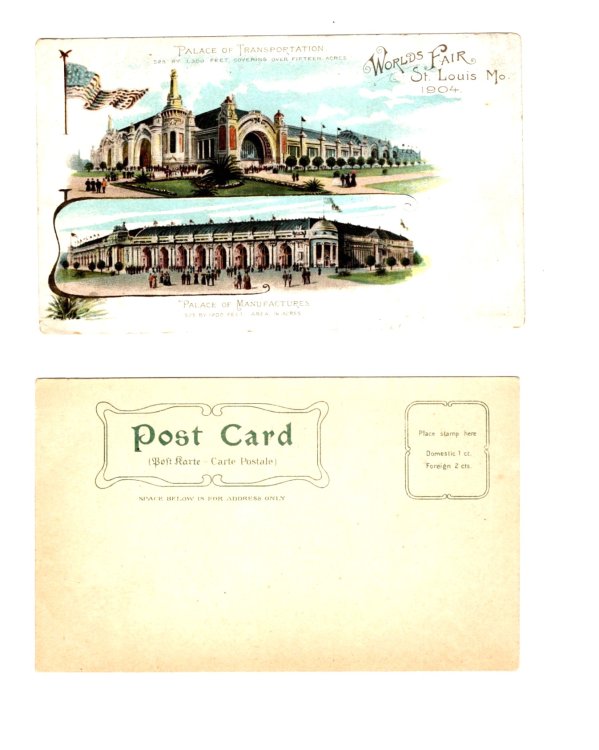 Palace of Transportation, Palace of Electricity : World's Fair, St. Louis, Missouri, 1904