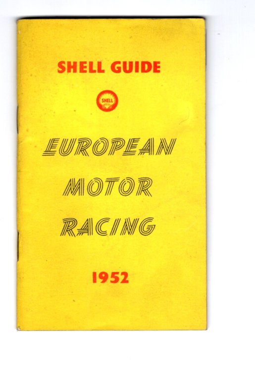 Shell Guide, European Motor Racing : 1952