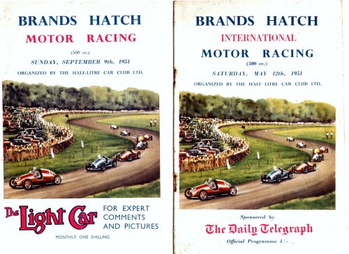 Brands Hatch Motor Racing : Organized by the Half-Litre Car Club