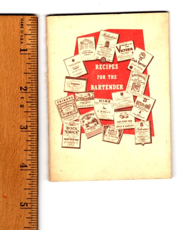 Recipes for the Bartender : 21 Brands, Wine and Spirits, New York