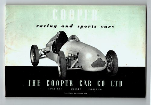 Cooper Racing and Sports Cars : The Cooper Car Company Limited