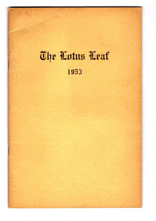 Lotus Leaf, The, 1953 : Pi Alpha XI Fraternity